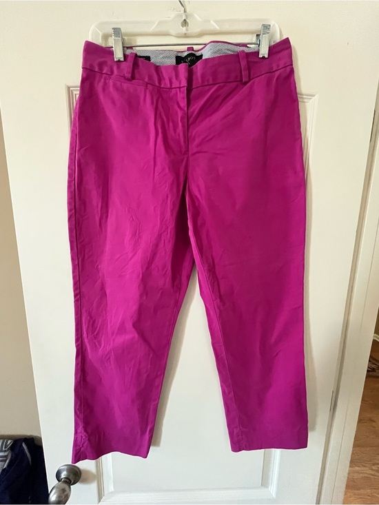 Talbots Pants - Talbots Fuchsia Straight-Leg Capri Curvy style Pants Size 6